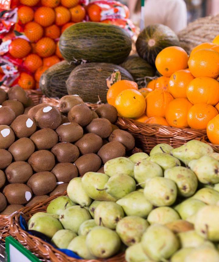 Des fruits et légumes frais et de saison