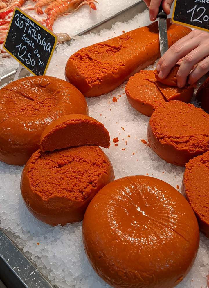 La fameuse poutargue de Martigues, un délice local